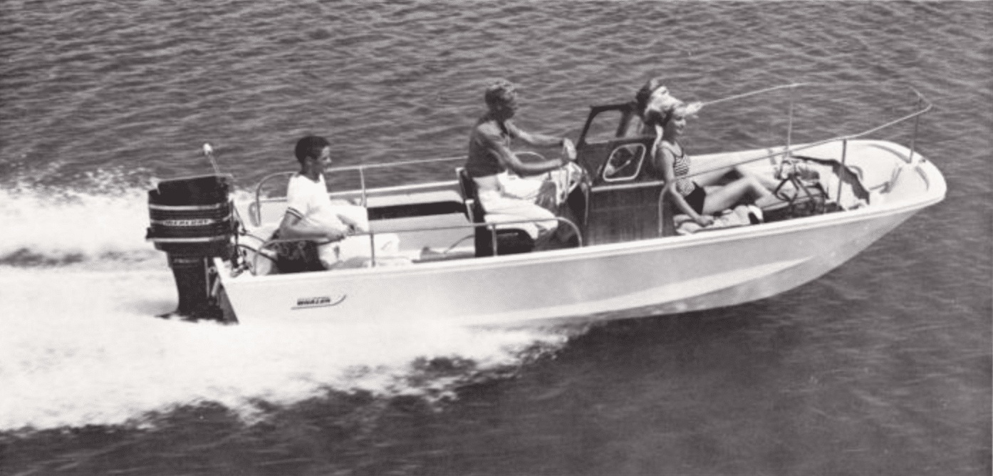 1963 fiberglass boston whaler boat